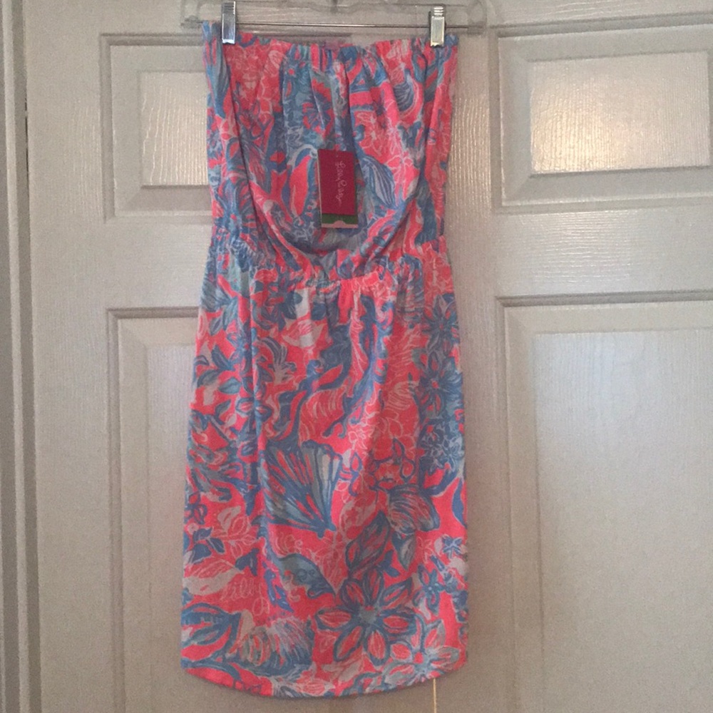 Lilly Pulitzer strapless dress